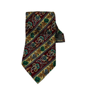 Jacques Farre Paisley 100% Silk Men's Cravate Neck Tie